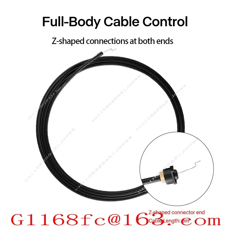 Boat Remote Drain Plug System Cable Operated Drain Valve Kit for Bass Fishing Boats