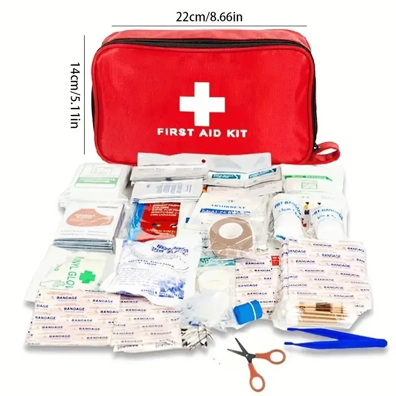 184pcs Emergency First Aid Kit 3