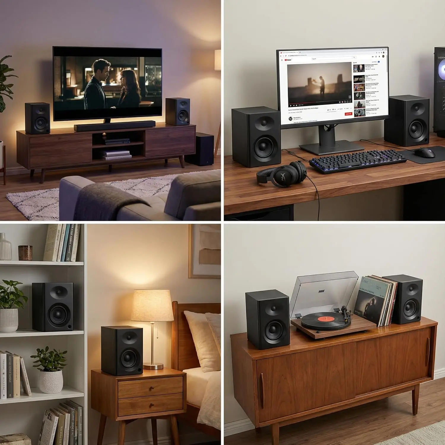High-Output Stereo Desktop Speakers 2