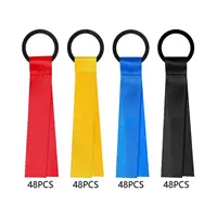 48x Cheerleader Pom Poms Name Tag Cheer Pom Tags Identification Gear Tags Cheerleading Pom Poms Name Tags for Dance Keychains 4