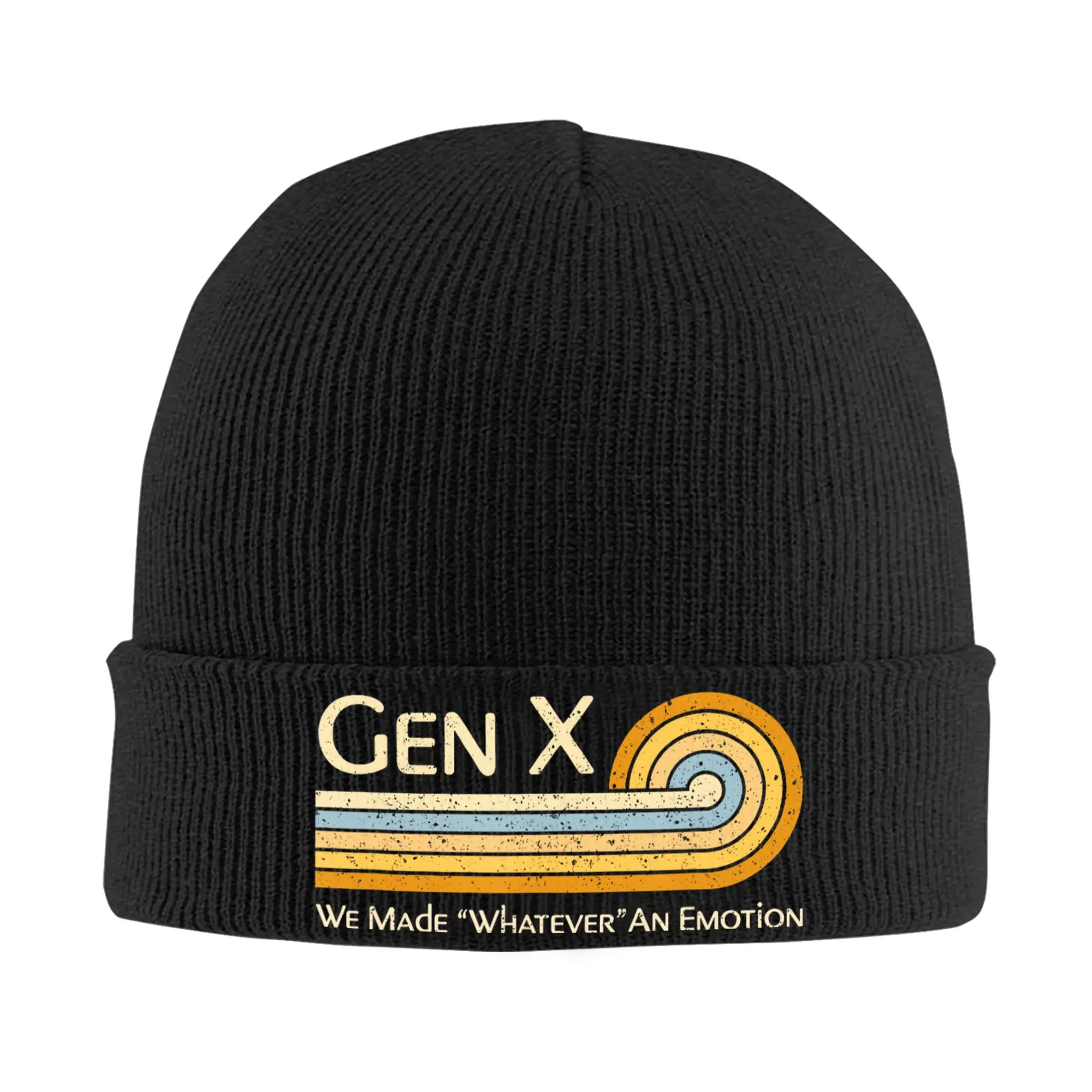 Funny Gen X- We Made Whatever an Emotion 1980s  Knit Hat Beanies Winter Hats Warm Unisex  Fashion  Caps Men Women Gifts,