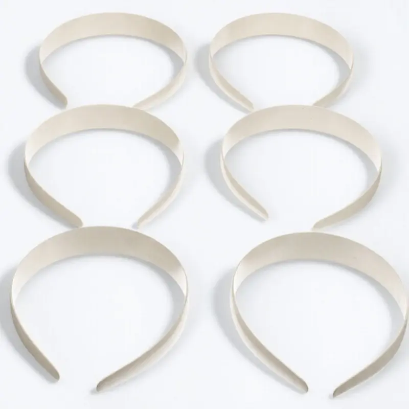 

12Pcs Unfinished Headband DIY Hair Hoop Making Supplies Plain Plastic Headbands for Women Elegant Headwear Decor
