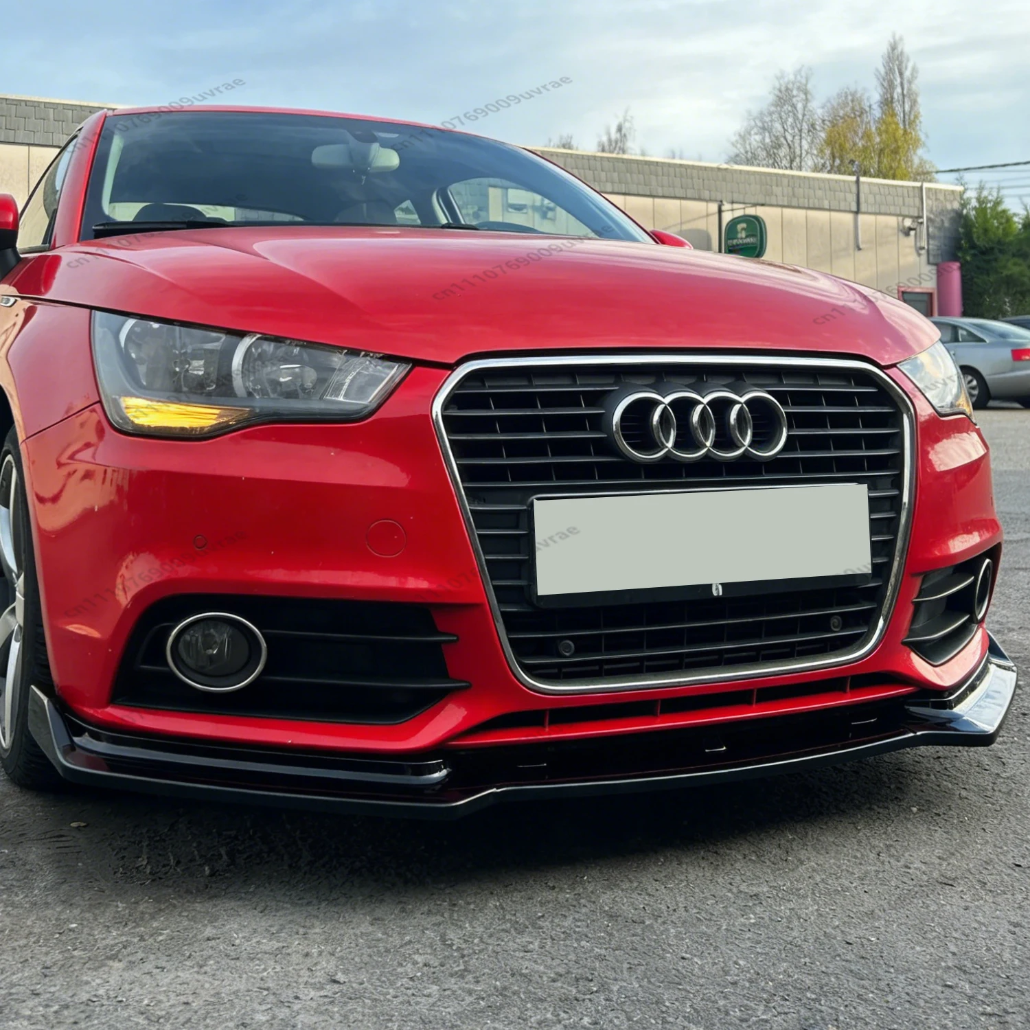 

Накладка-сплиттер на передний бампер (диффузор, защита) для Audi A1 8X Ego 3-дверный 2010-2014 (до рестайлинга), тюнинг-комплект