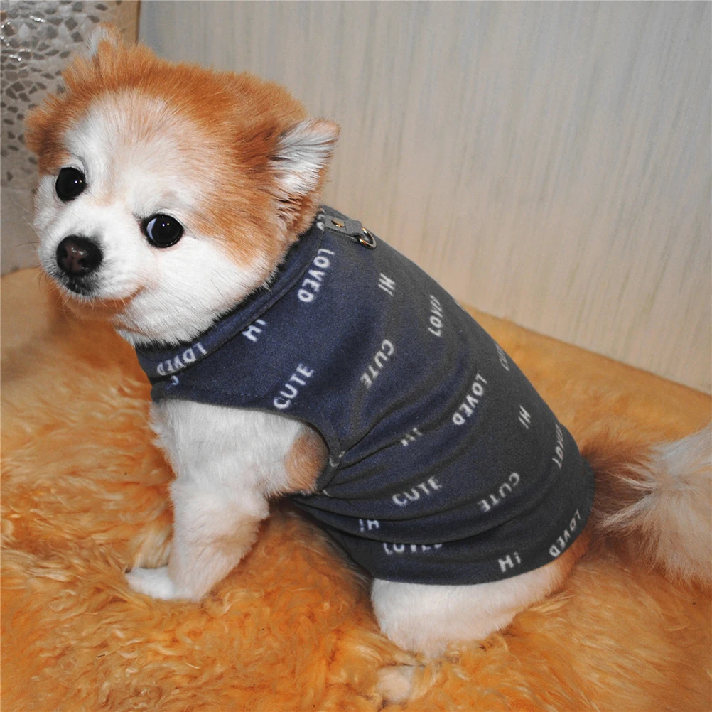 

Party Fleece Dog Clothes Fall Outfits Holiday Autumn And Winter ry Costume Pet Garment