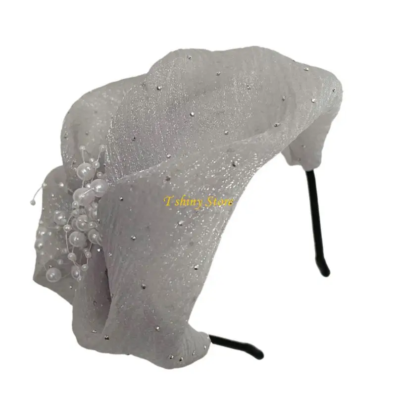 N58F Multifunctional Stylish Hair Band Washing Face Headdress Comfortable Hair Rings for Special Occasion