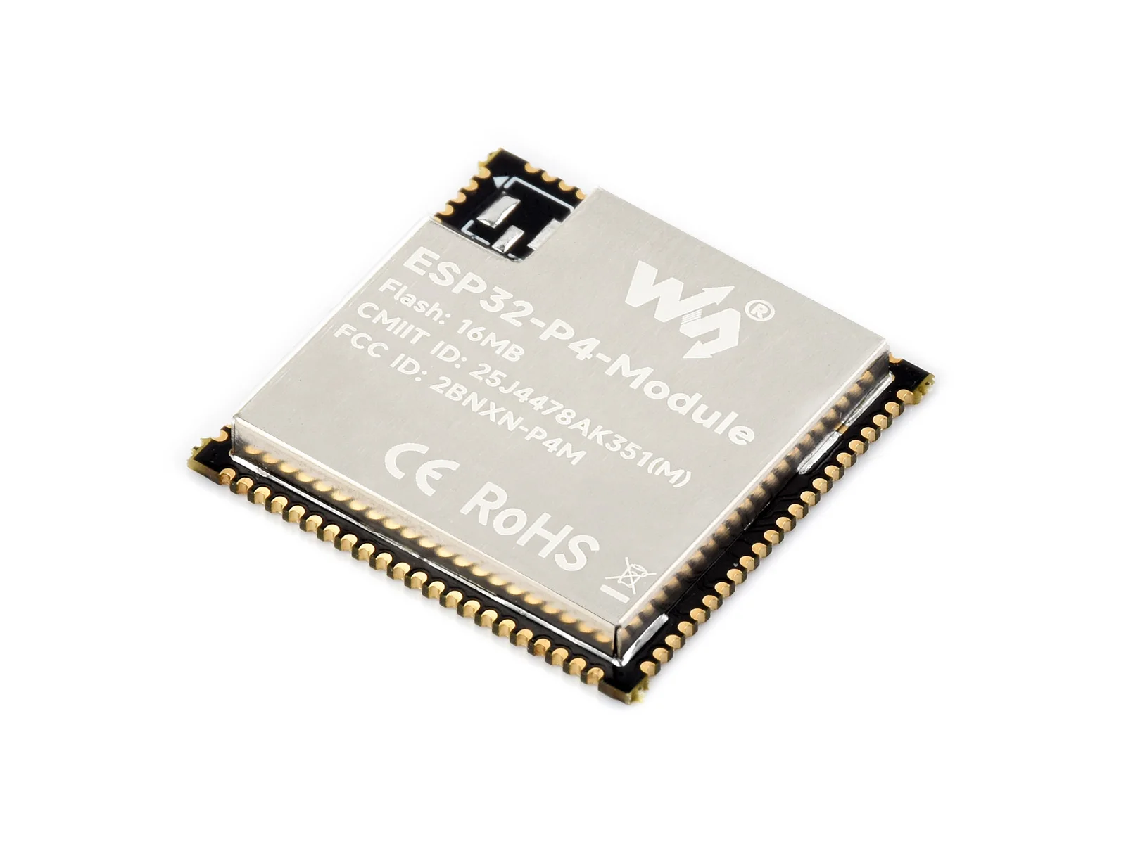 Fotografia 5: Placa principal do módulo Waveshare ESP32-P4, Wi-Fi de 2,4 GHz e Bluetooth 5.3, baseada em chips duplos ESP32-P4 e ESP32-C6