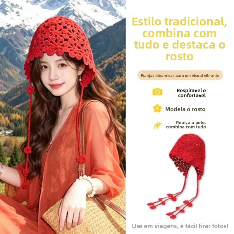 chapeu-vermelho-turistico-artesanal-com-borlas-estilo-retro-que-afina-o-rosto-versatil-para-viagem-e-fotografia-estilo-Etnico