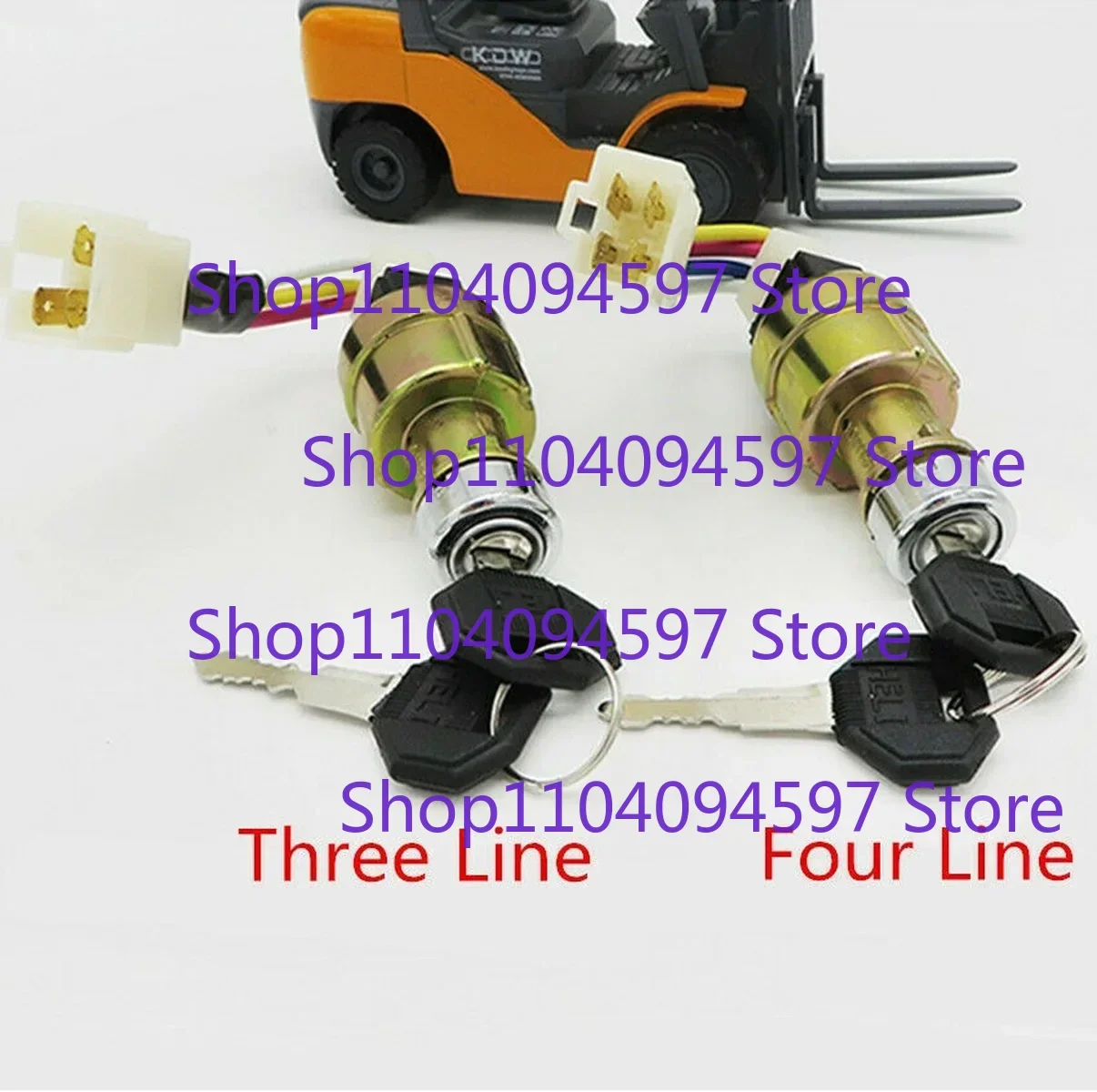 Forklift Lgnition Start Switch JK411 Suitable For Heli Long Gong 1-10T