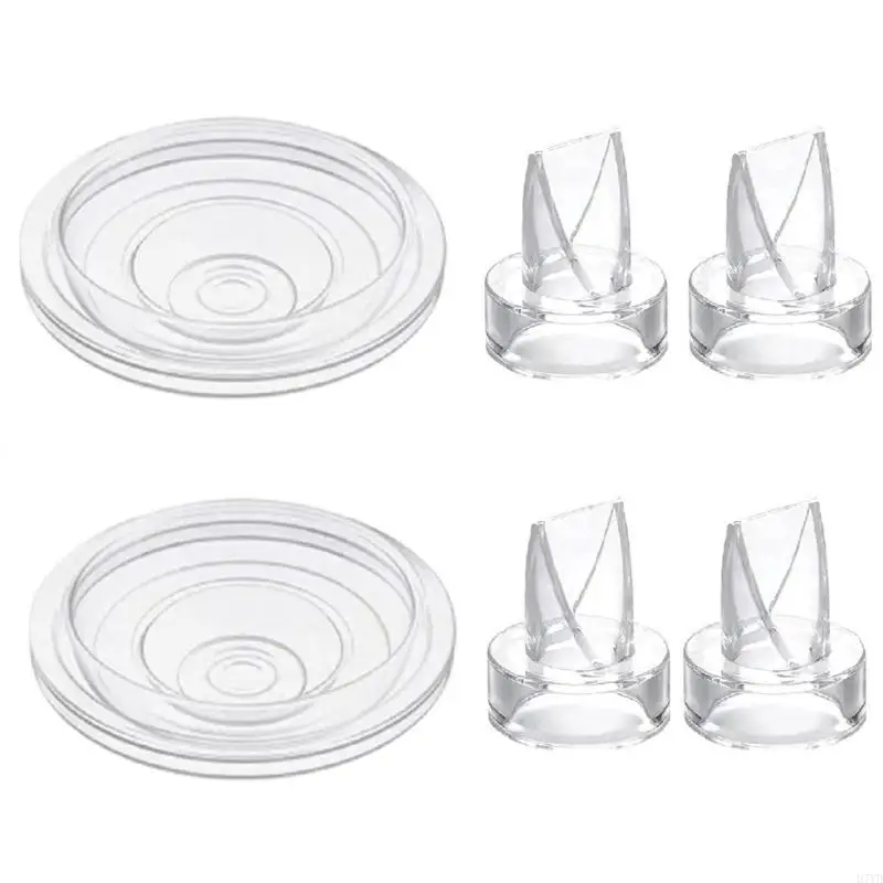 مجموعة D7YD المكونة من 6 قطع من أغشية السيليكون لمضخة الثدي ترتدي ملحقات مضخة الثدي #5