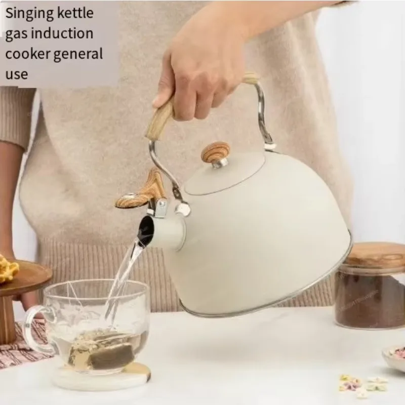 Household kettle automatic whistle boiling water induction cooker gas stove universal