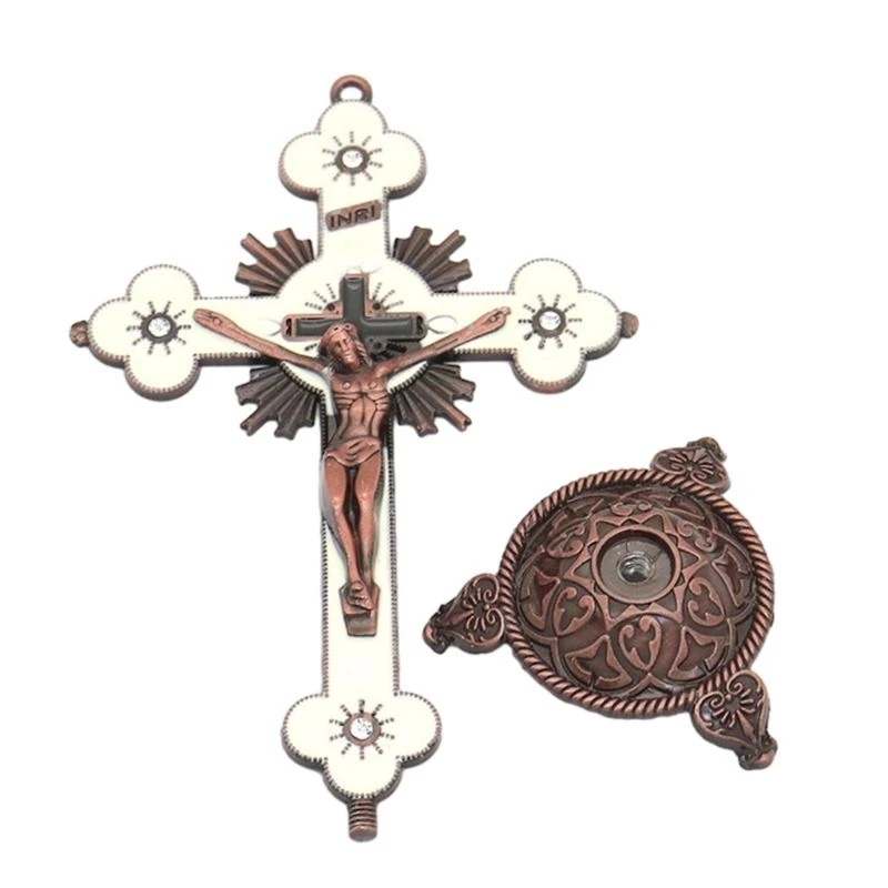 Metal Ornaments Alloy Christian Catholic Art Statue Home Office Desktop