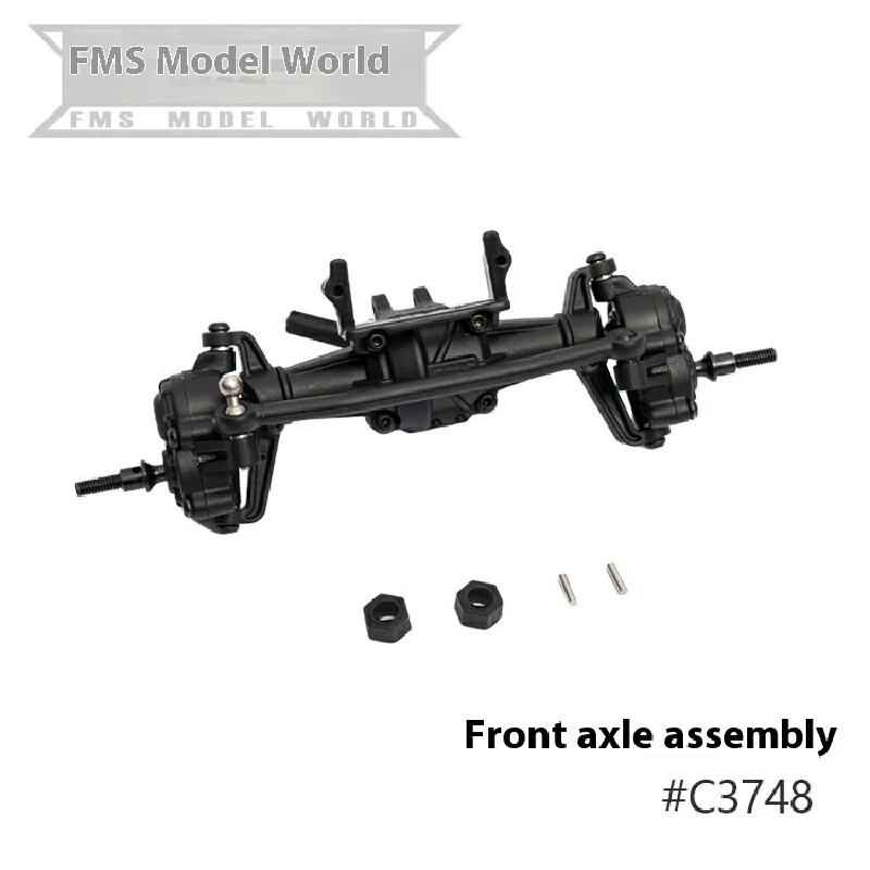 Fms Fcx24 série Xiaoqi édition sans balais, accessoires coque de voiture, assemblage d'essieu avant et arrière, Suspension de moteur sans balais