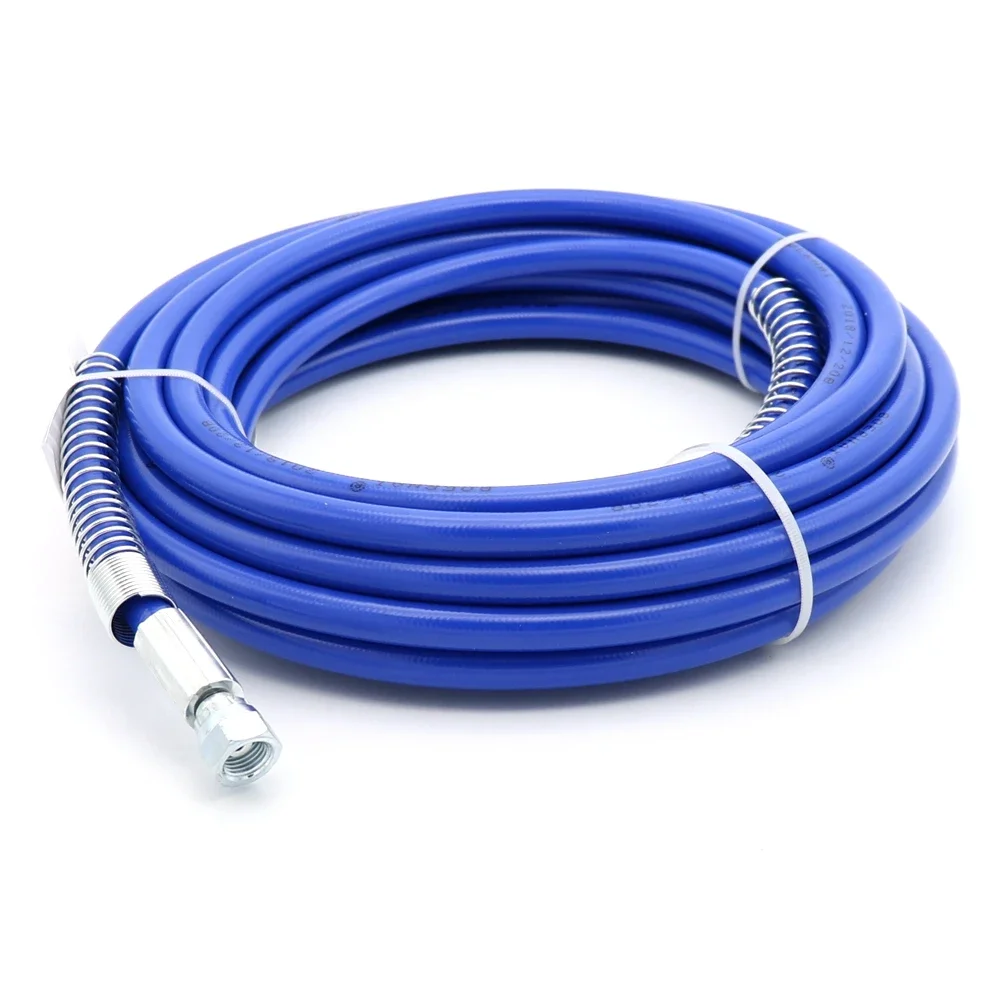 15M 1/4" High-pressure Tube Airless Paint Spray Hose Pipe For Airless Sprayer Free Shipping