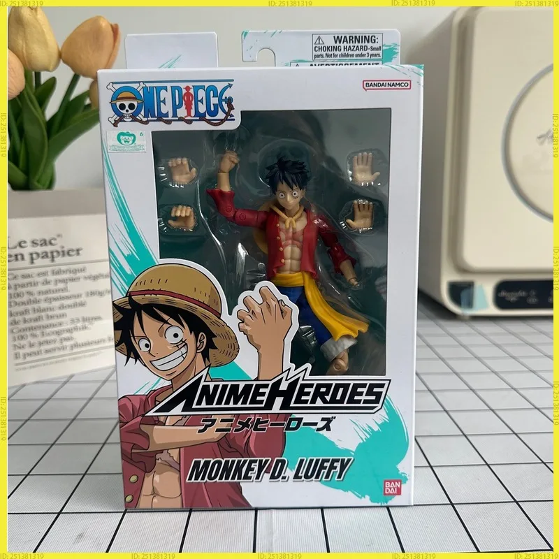 

Bandai Genuine Anime Heroes One Piece Monkey D. Luffy Tony Tony Chopper Finished Movable Doll Model Collection Holiday Gifts