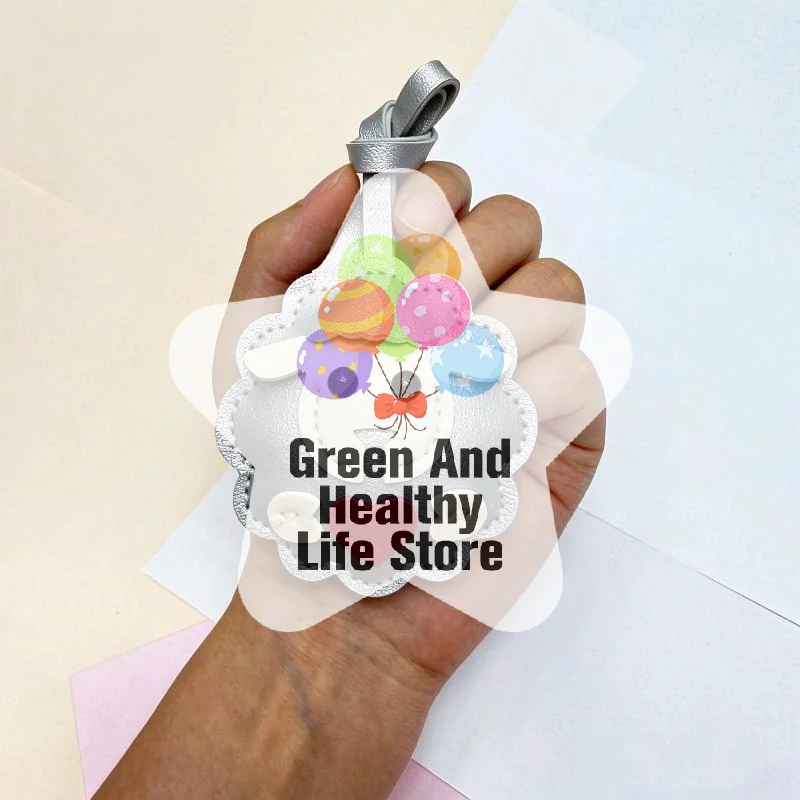 Cute Leather Sheep Shape Bag Charm For Backpack Purse Decor Sheep Hanging Ornament For Girls Gift