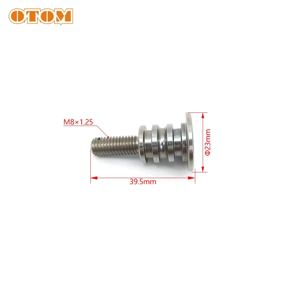 OTOM Motorcycle Rear Brake Pedal Bolt Screw Stainless Steel Mount Nuts M8x1.25 For YAMAHA YZ250F YZ450F WR250F WR450F YZ 250 450