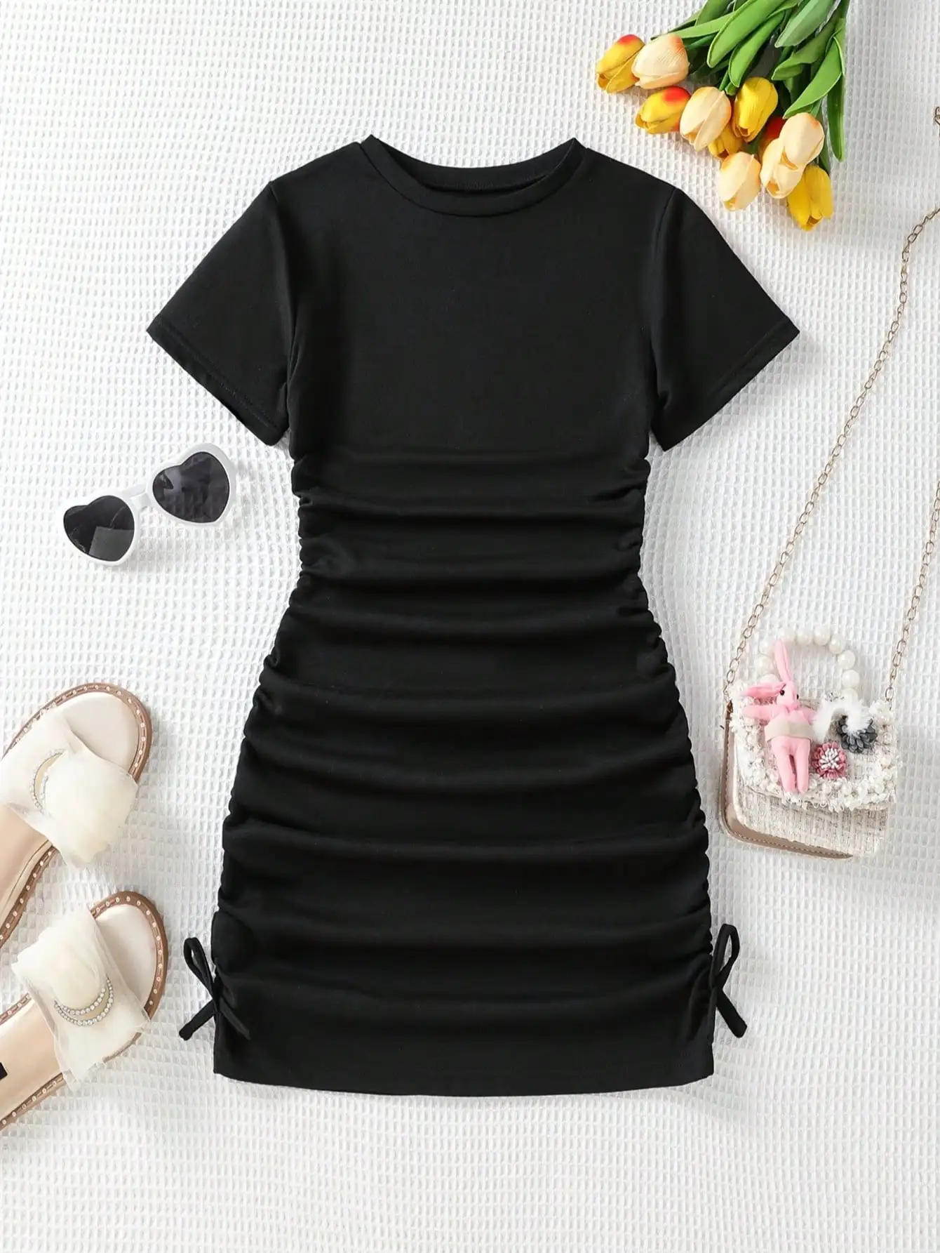 womens white dress ZAPAKA Women Off the Shoulder Graduation Chiffon A Line Ruffled Pleated Short Little Dress, White / custom Select Your Quantity:4 Sets - $50 each Lolita Dress Men's Black Short Sleeve Perfect for bridal showers