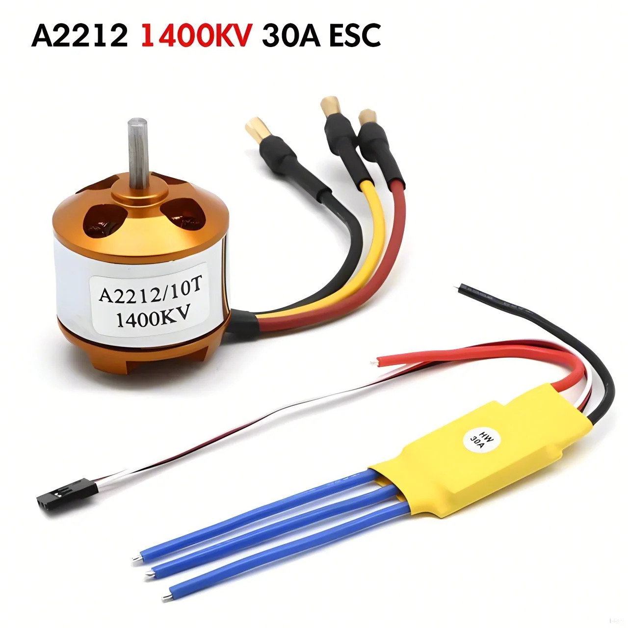 XXD A2212 A2208 930KV 1000KV 1400KV 2200KV 2700KV Brushless Motor with 30A Brushless ESC Motor Speed Controller for RC FPV Drone