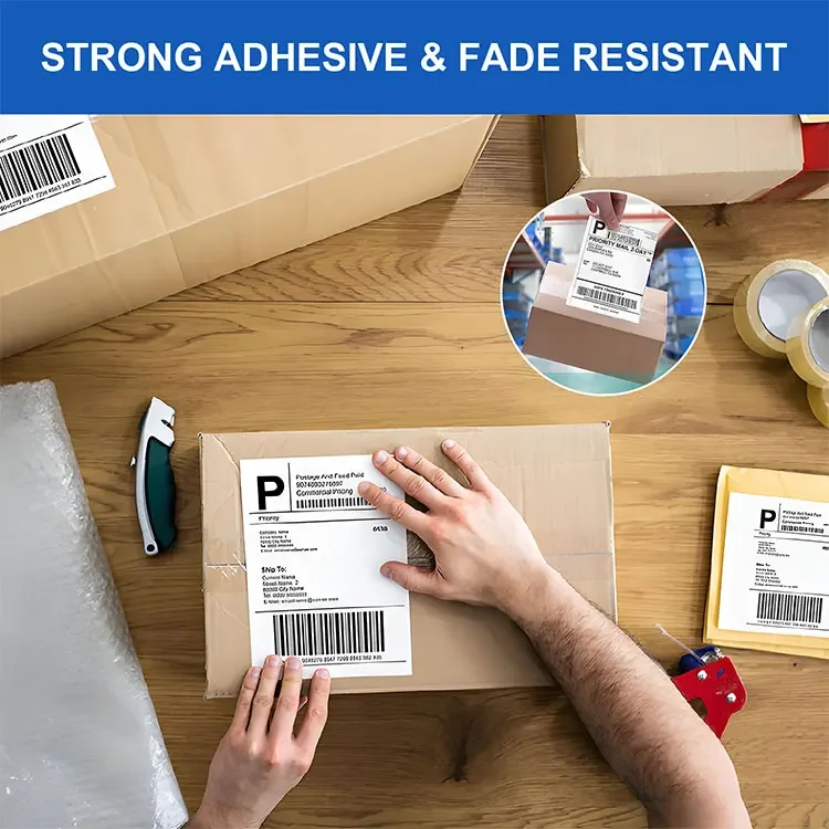 Phomemo 100x150mm Thermal Label Stickers Roll A6 Size Shipping Labels For PM-241BT/D520/246S Waybill Printer