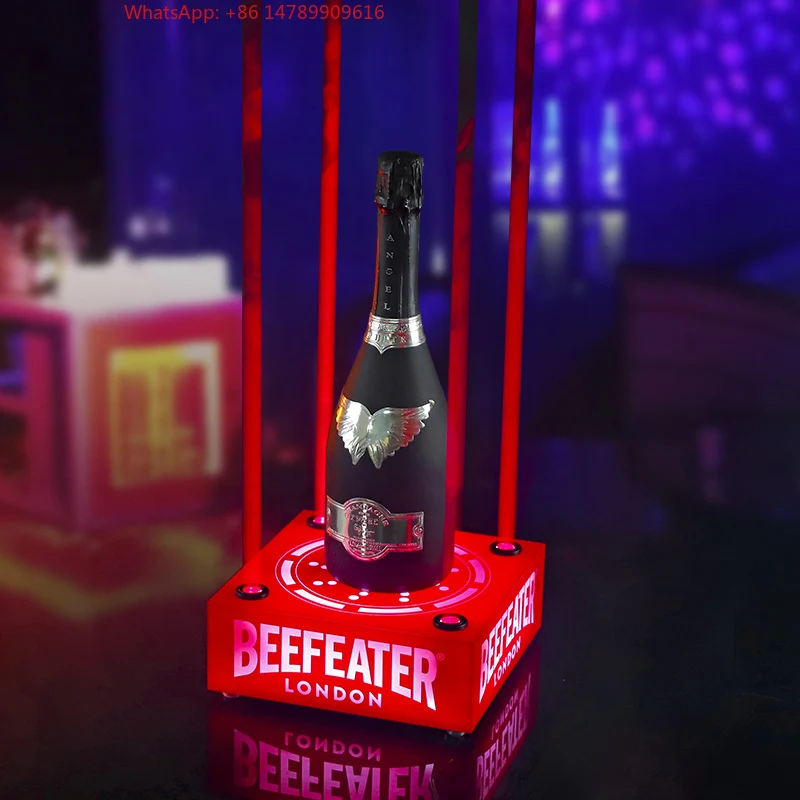 

High-End Bespoke LED Bottle Display RackFactory VIP Customers Service Bottle Display Factory Price Nightclub Bottle Glorifier LE