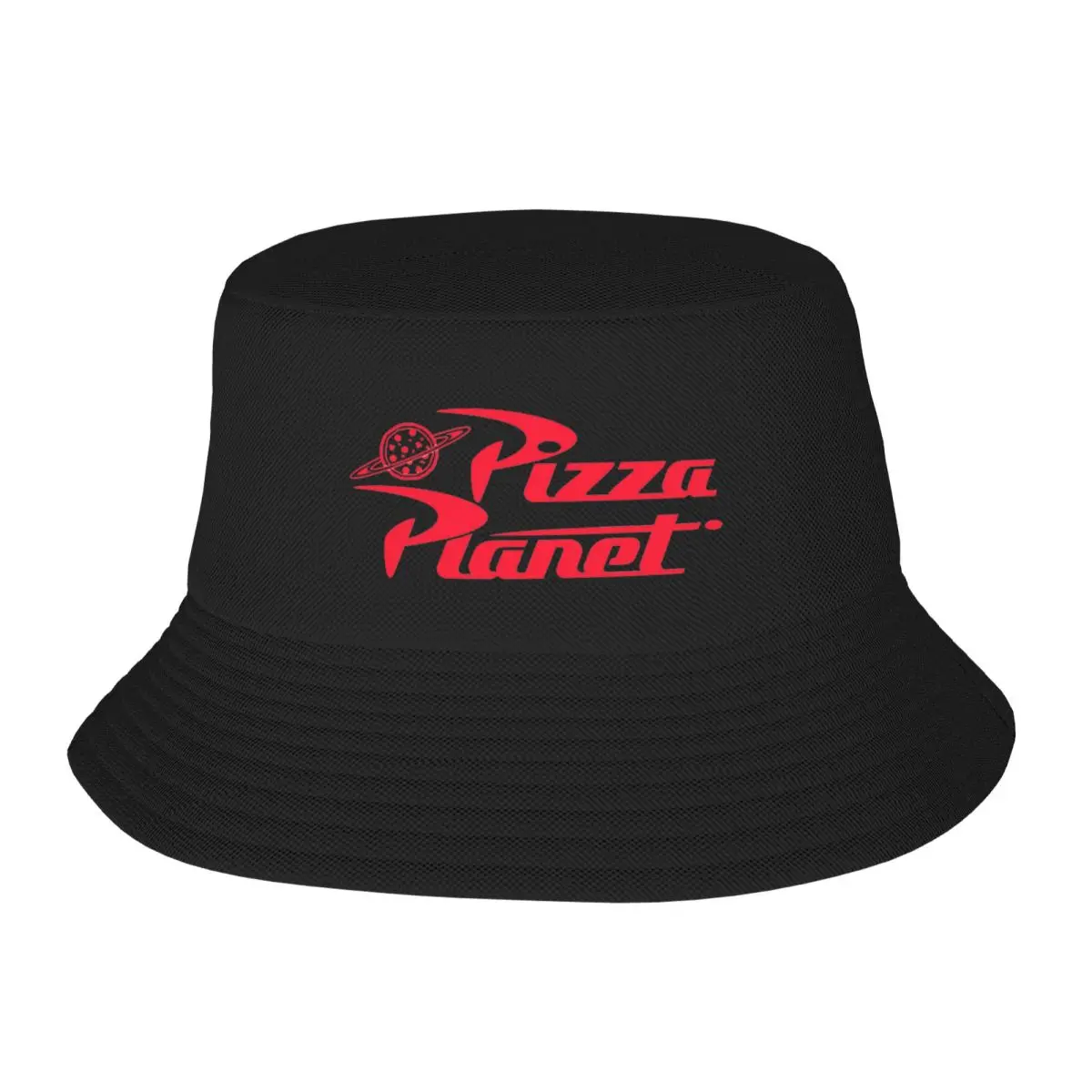 Pizza Planet Logo Bucket Hats Panama Hat Children Bob Hats Hip Hop Fisherman Hats Summer Beach Fishing Unisex Caps