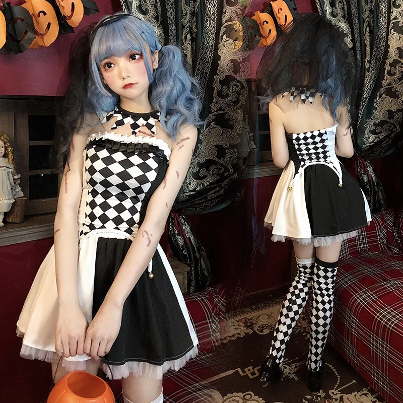 2024 Halloween Costumes Circus Performance Costumes Clown Costumes cosplay Performance Costumes Role Playing