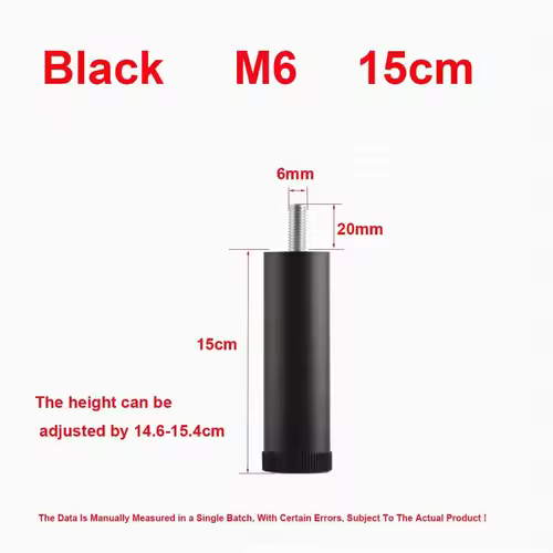 M6 Furniture Height Increasing Foot Pads Washing Machines Refrigerators Shock-Absorbing Adjustable Support Legs - Image 17