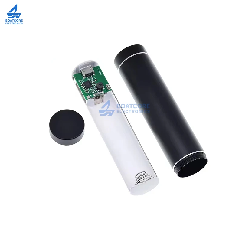 1PCS 18650 Battery Metal Power Bank DIY Kit Storage Case Box 5V 1A USB External Charger Free Welding Suit Smart Phone