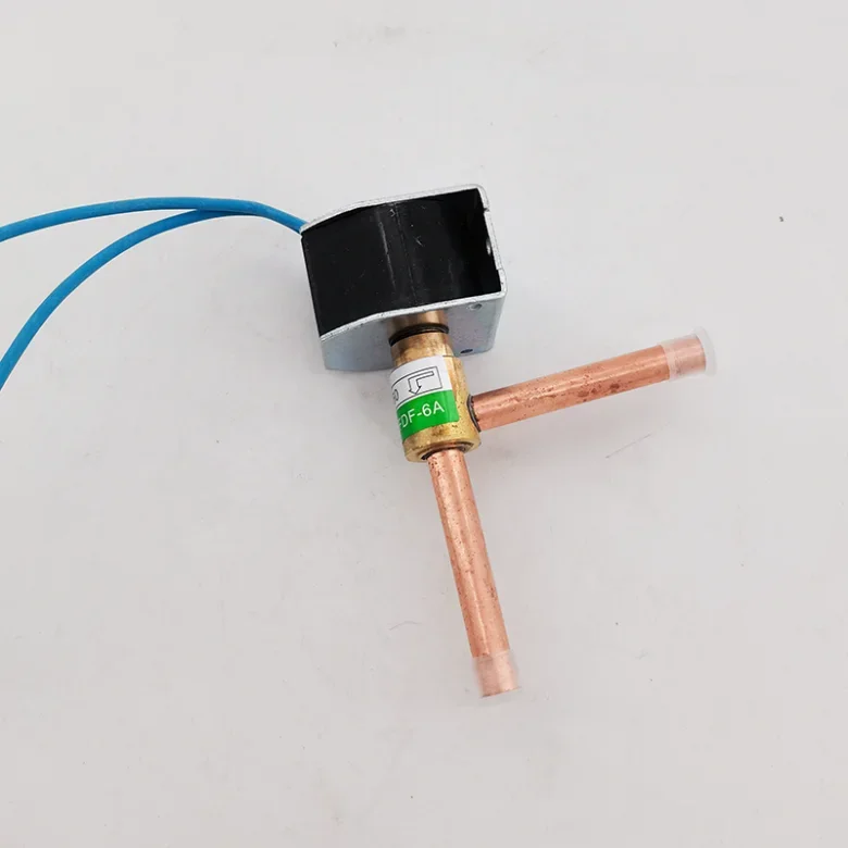 2 Way Right-angle Solenoid Valve DC 24V FDF-6A Normally Closed For Air-Conditioning Ice Machine Defrosting