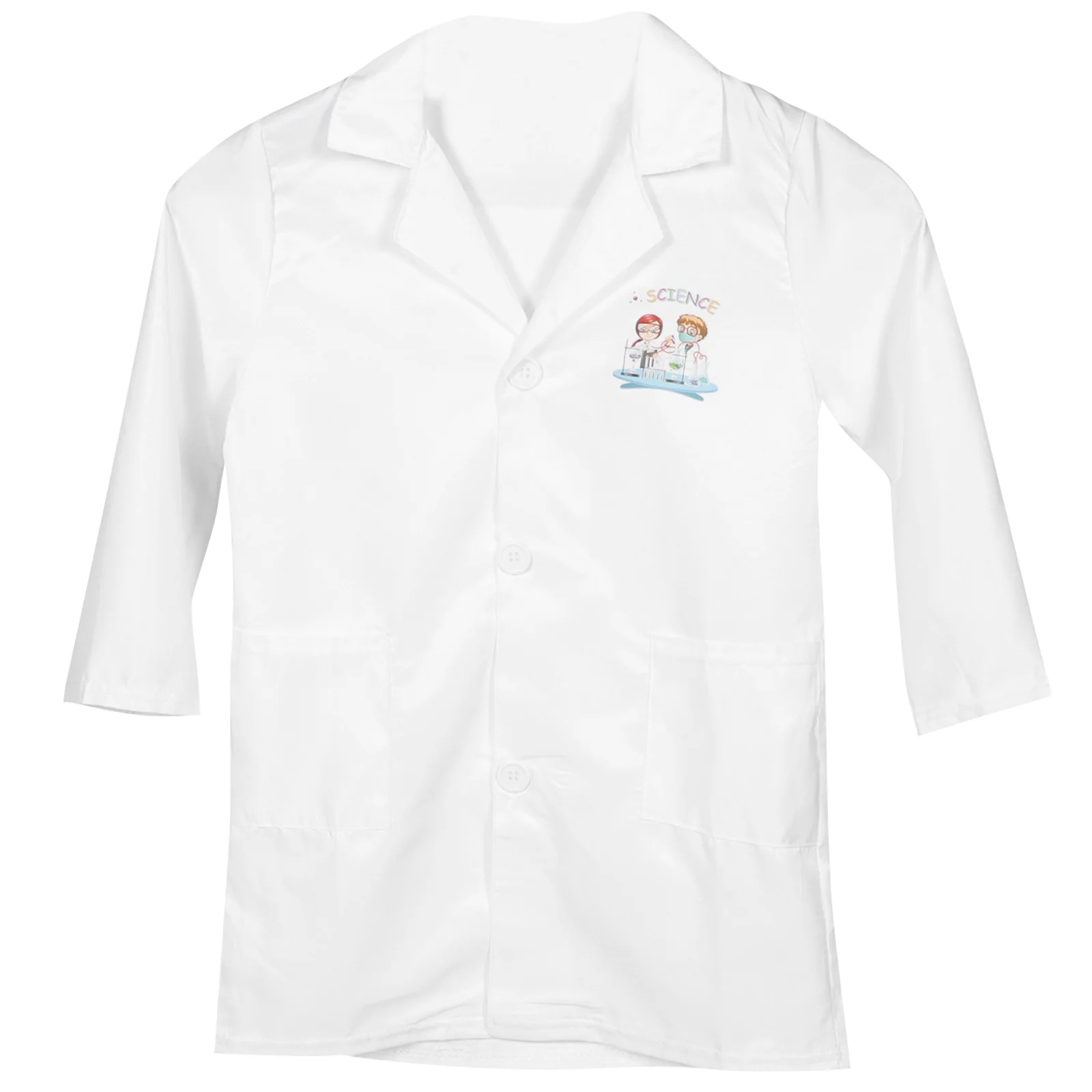 

Suite Boy Toys for Toddlers Kids Scientist Clothes Polyester Fiber White Lab Coat Decorative