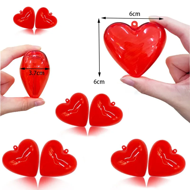 10 stuks Mini Rode Liefde Bonbondoos Kids Verjaardagsfeestje Kraamcadeau Bruiloft Valentijnsdag Cadeau Decoratieve Benodigdheden