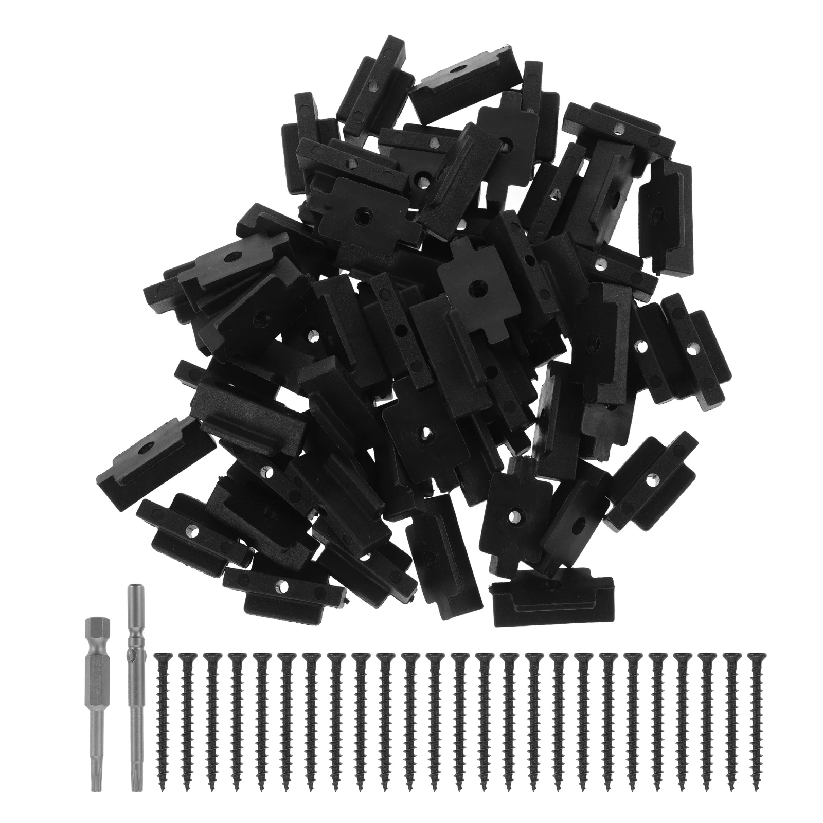 

Composite Decking Fasteners Hidden Nylon Screws Clip for Wooden Floor Ensuring Secure Installation Durability Universal Plastic