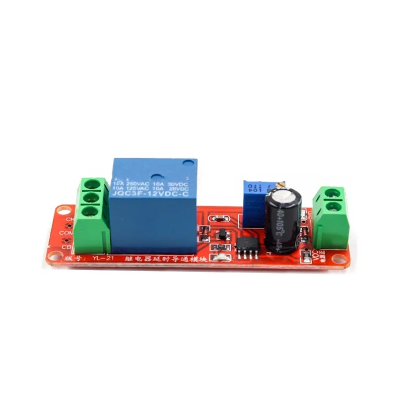 1PCS NE555 Timer Switch Adjustable Module Time delay relay Module DC 12V Delay relay shield 0~10S