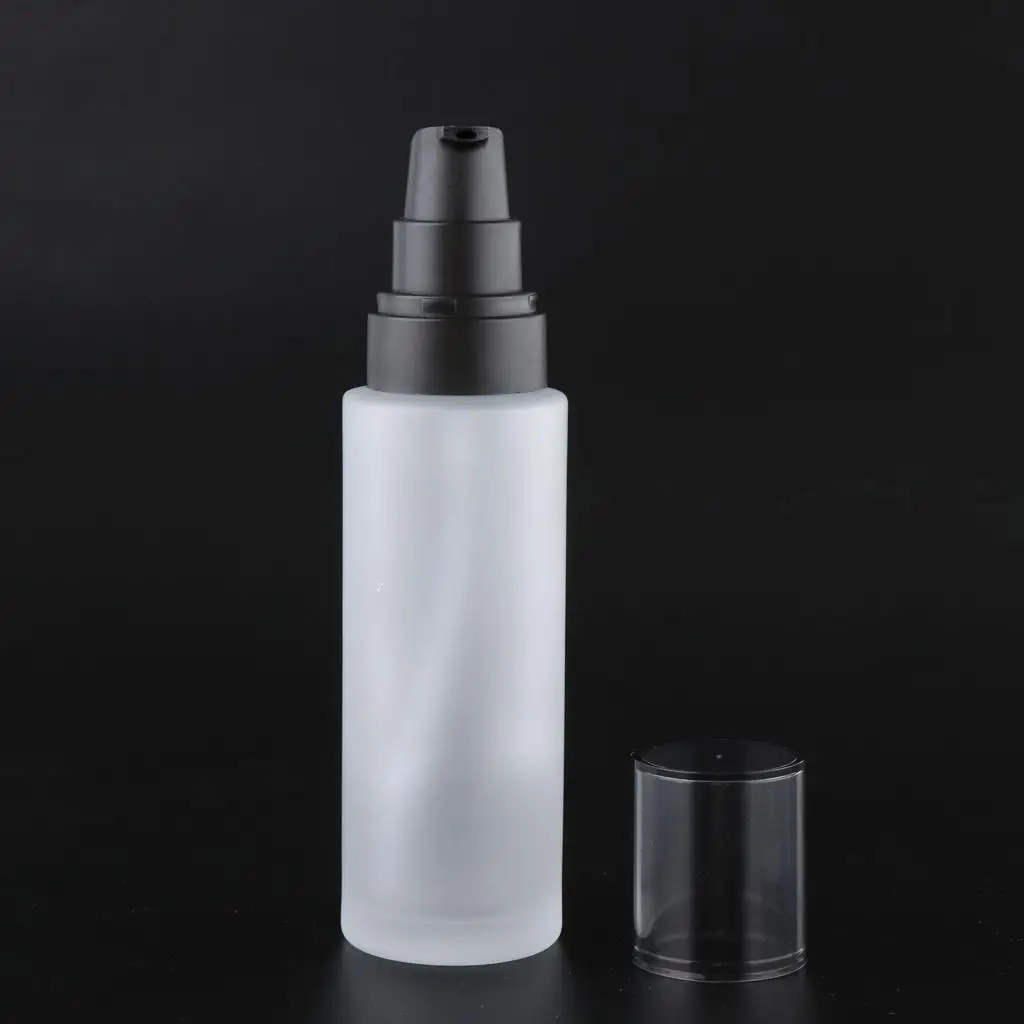 

Clear Travel Refillable Cosmetic Pump Bottle Cosmetic Container