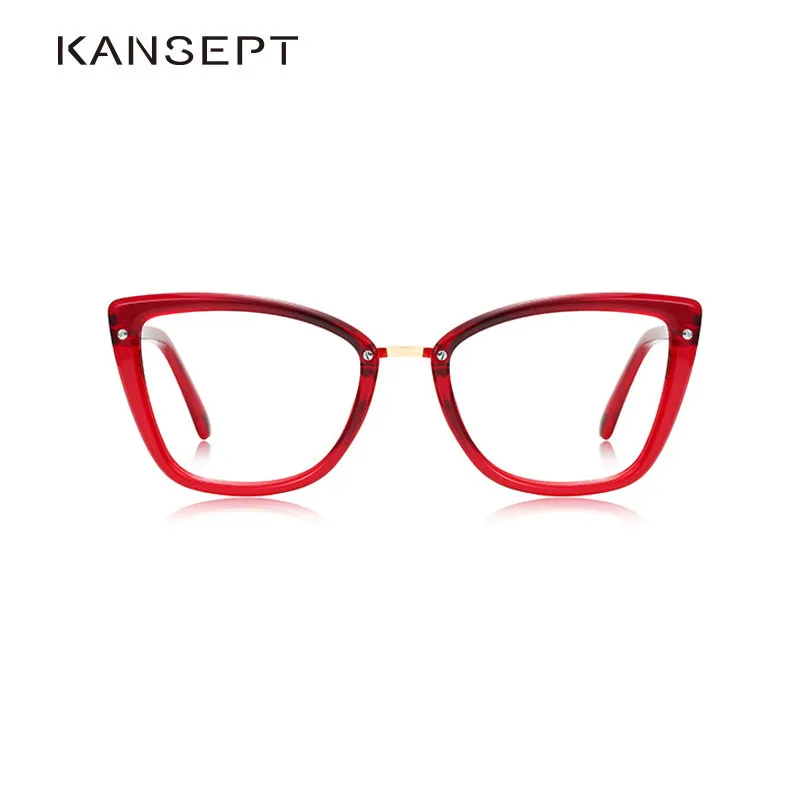 KANSEPT Women Glasses Frame Fashion Optical Eyeglasses Frame Myopia Women Eyewear Frame 2024 New Arrival Eyepieces Glass #2223