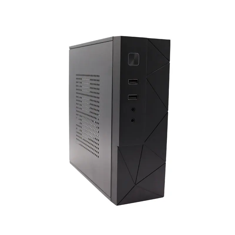 

Desktop Power Supply Gaming HTPC Host Office Home 2.0 USB Mini ITX with Radiator Hole Computer Case Practical Horizontal Chassis