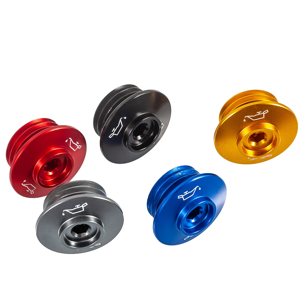 Motorcycle Engine Oil Filler Cap M27x3 Aluminum Oil Plug for MT-07 2014-2019 for MT-10 2016-2019 for YZF R1 1998-2019