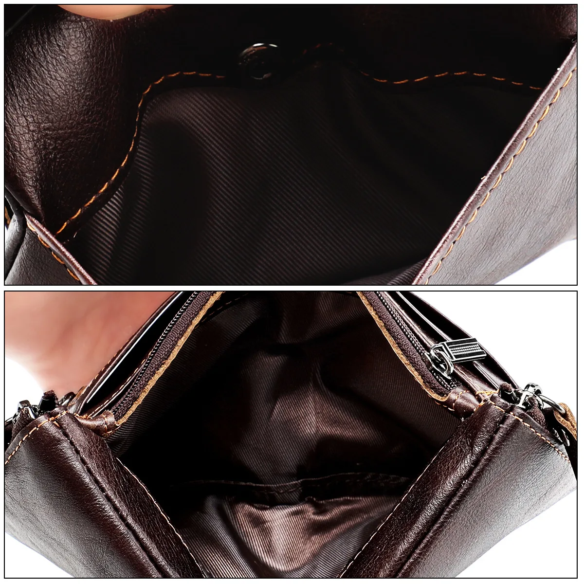 Genuine Leather Short Men RFID Wallets Name Engraving Leather Card Holder Brand Men Retro Coin Pocket Zipper Male Wallet