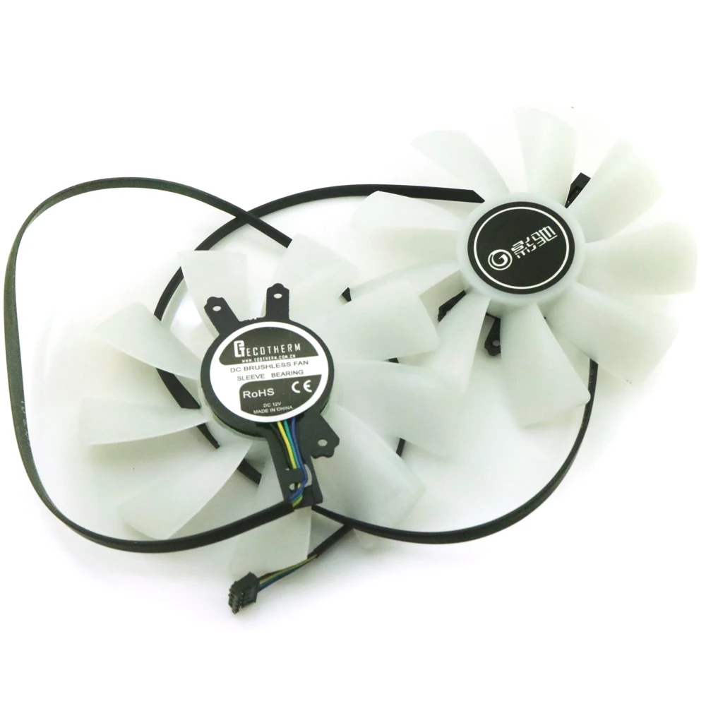 2pcs/lot CFM10012H12SPA 12V 100mm VGA Fan For GALAX RTX2070