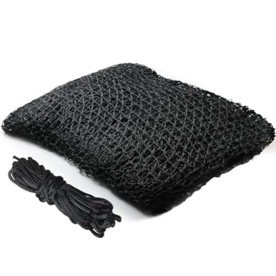 

Golf Net for Hitting Practice, 10Feet to 50Feet Golf Ball Netting with 33Feet Hanging Nylon Rope, Also Use as Baseball, Hockey,