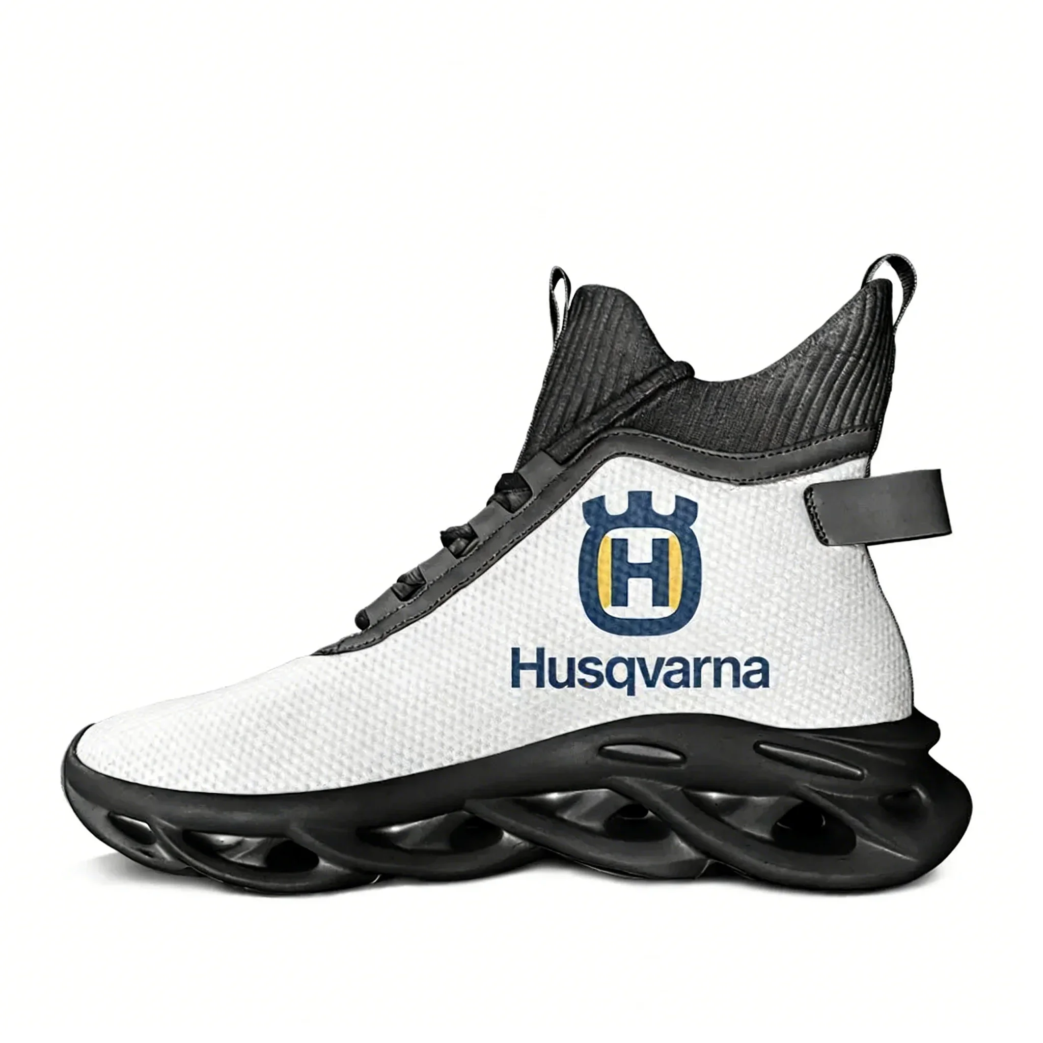 Husqvarna Group High Top Flats Sneakers Mens Womens Sports Running Shoes Lace Up Mesh Footwear Custom Shoe
