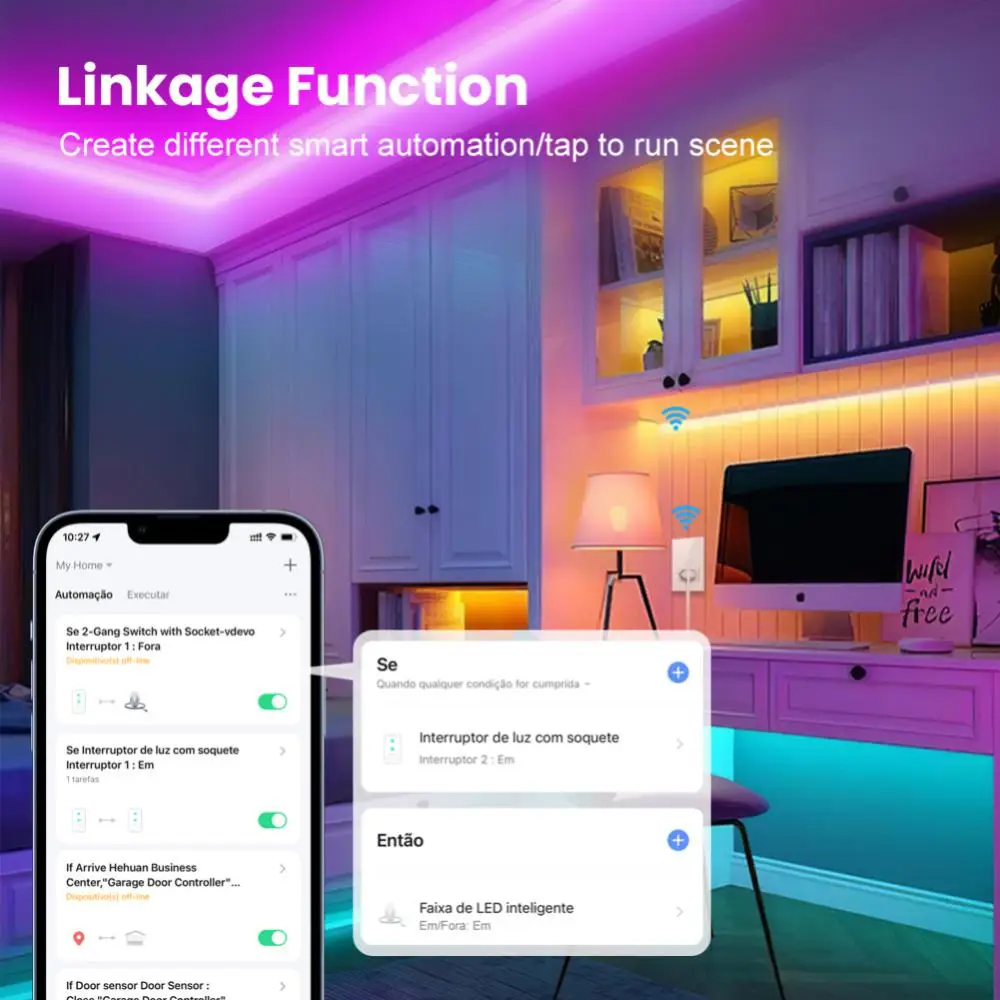 توقيت الحائط البرازيلي Tuya WiFi 16A، مفتاح مقبس الإضاءة الذي يعمل باللمس، جدول التحكم عن بعد ووظيفة الحساب #5