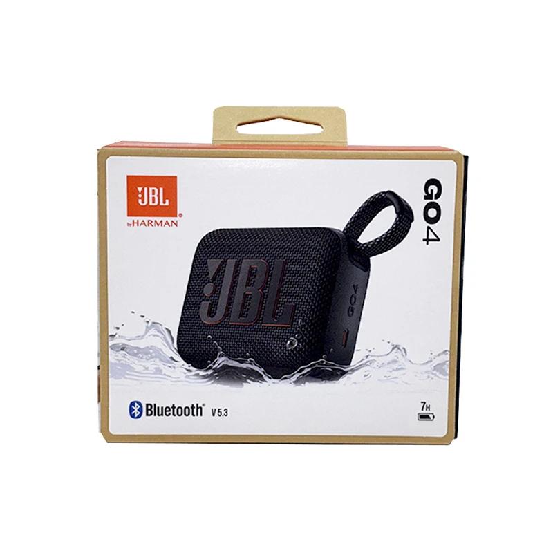 JBL GO 4 Go4 Ultra Portable Bluetooth Speaker JBL Pro Sound with Punchier bass IP67 Multi-Point Connection 7 hours Playtime