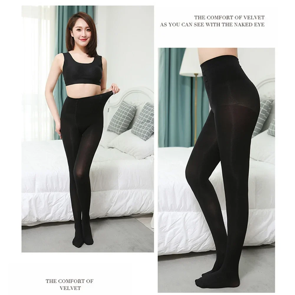 

Women Pantyhose Stretchy & Comfy Plus Size Women's Thermal Pantyhose Stockings Tights Leggings Anti Snatch Velvet