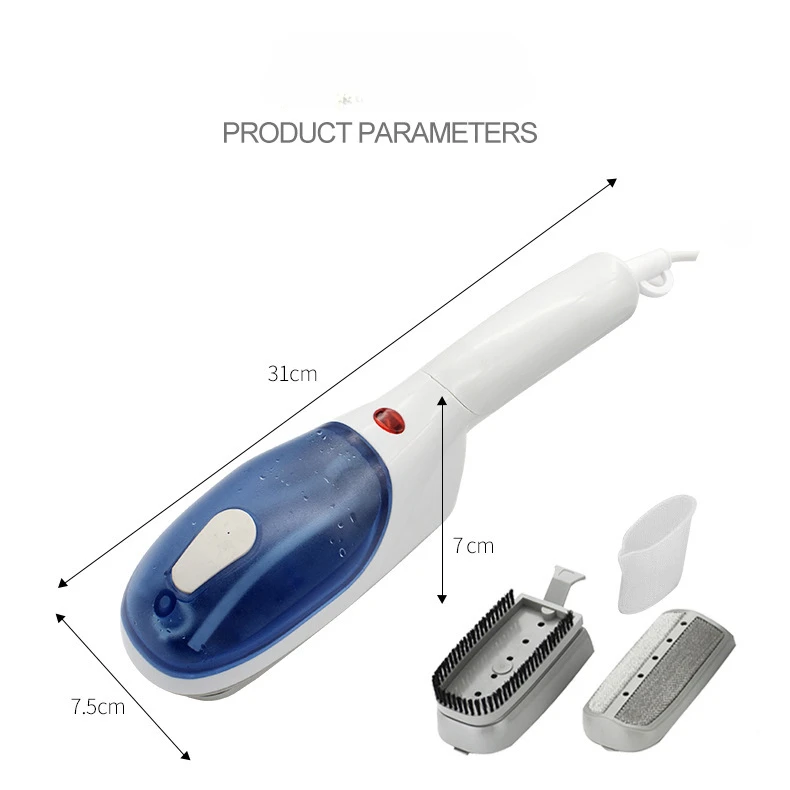 Spazzola a vapore portatile per indumenti portatile Flatiron Hanging stiratrice da viaggio Mini ferro da stiro a vapore per vestiti