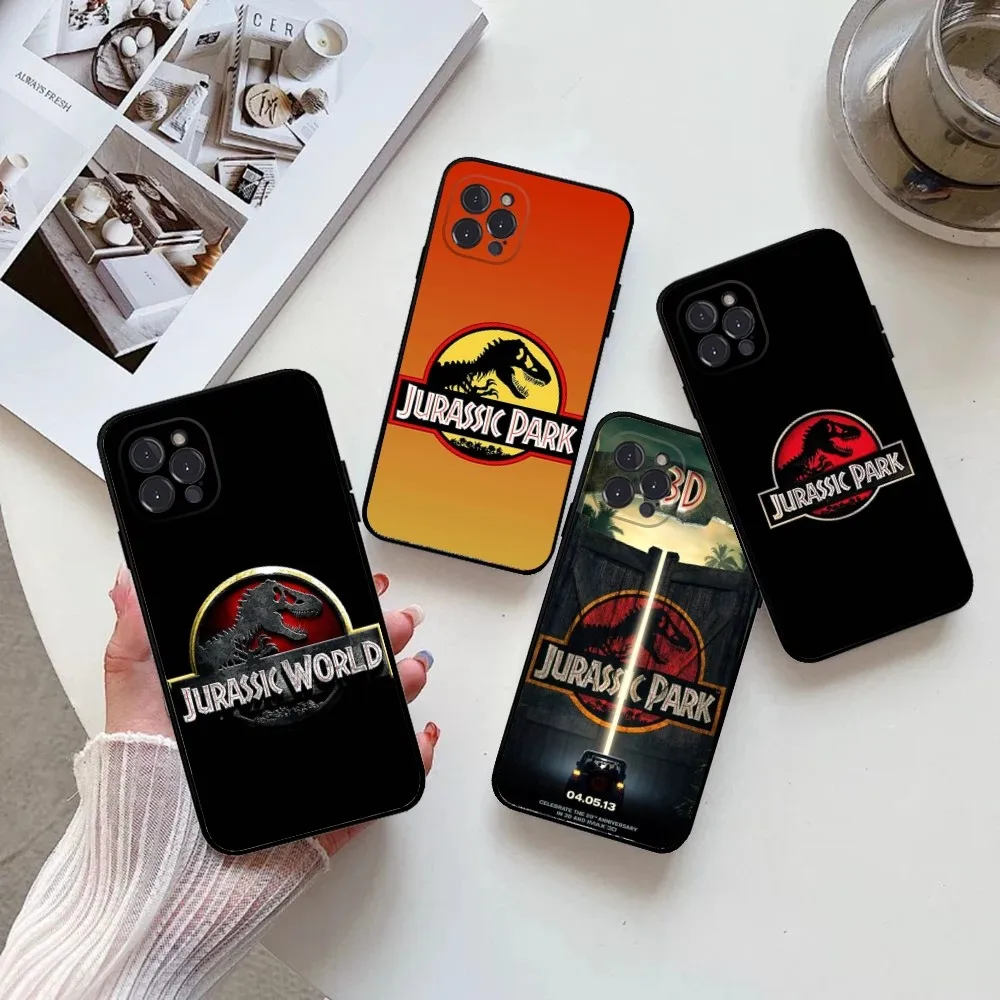 Dinosaur J-Jurassic Phone Case  For IPhone 16,15,14,13,12,11,Pro,Max,Mini,8,7,Plus,SE2,X,XR,XS,MAX Silcone Soft Covers