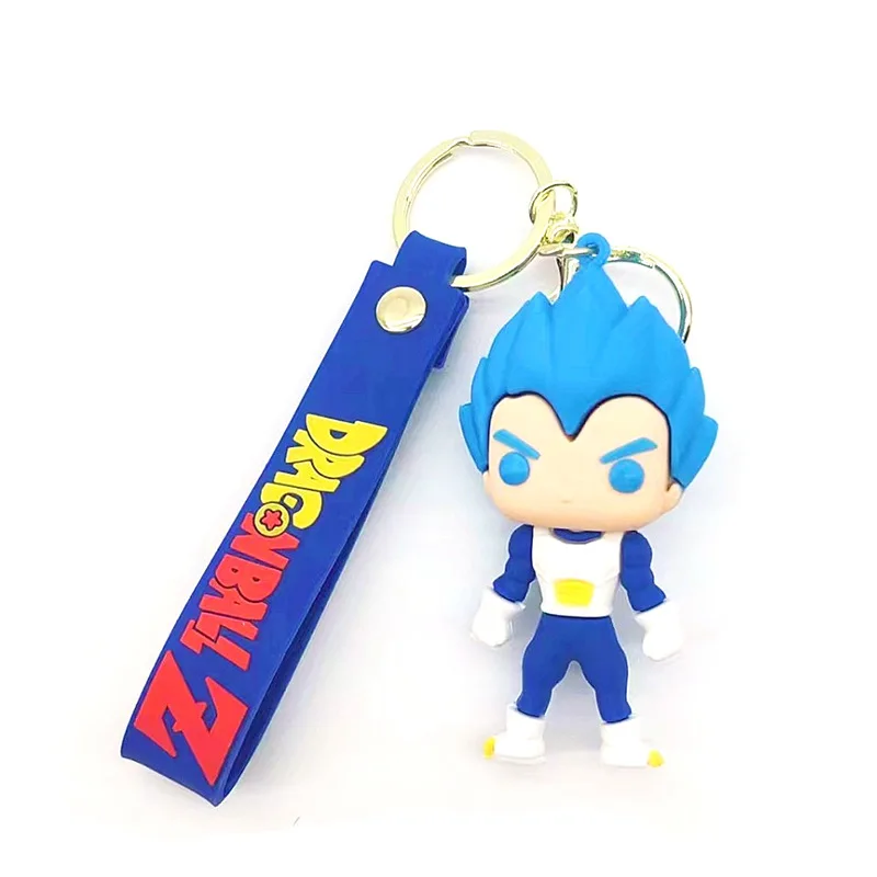 سلسلة مفاتيح إصدار Dragon Ball Q ، قلادة شخصية كرتونية ، دمية أنيمي Sun Wukong ، ديكور للكوسبلاي #1