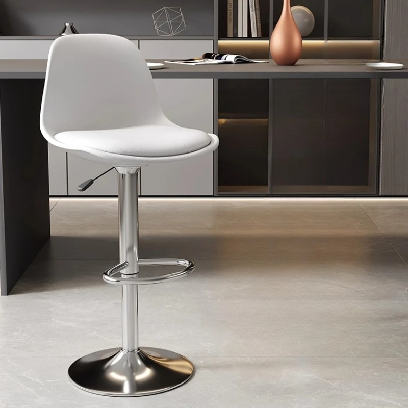 

Lift rotating bar stool light luxury premium Interior checkout high stool home elegant taburetes cocina living room furniture