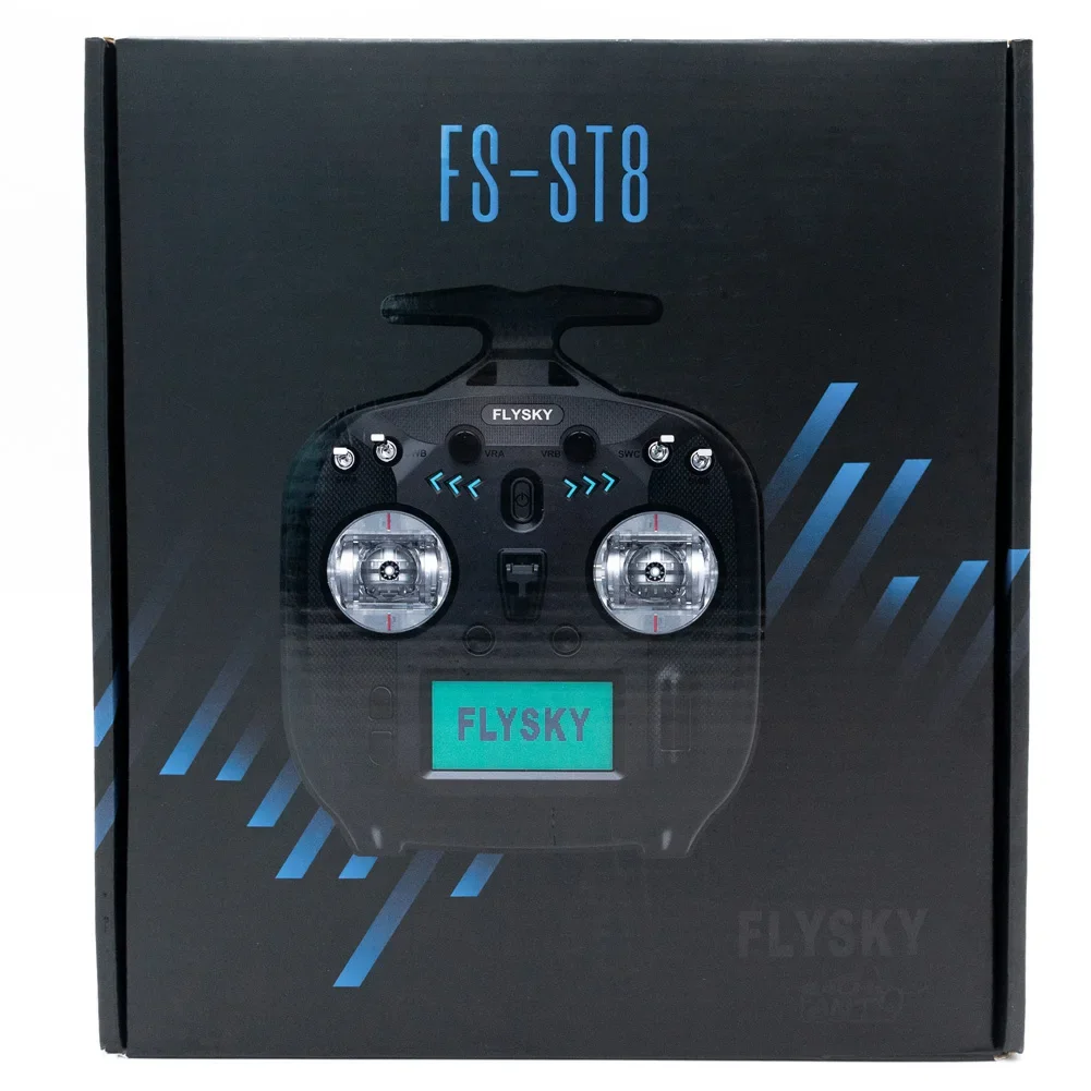 Flysky FS-ST8 2.4G 10CH ANT RGB Assistant 3.0 Radio Transmitter with FS-SR8 Receiver for RC Airplane Car Boat Robot FPV Drone