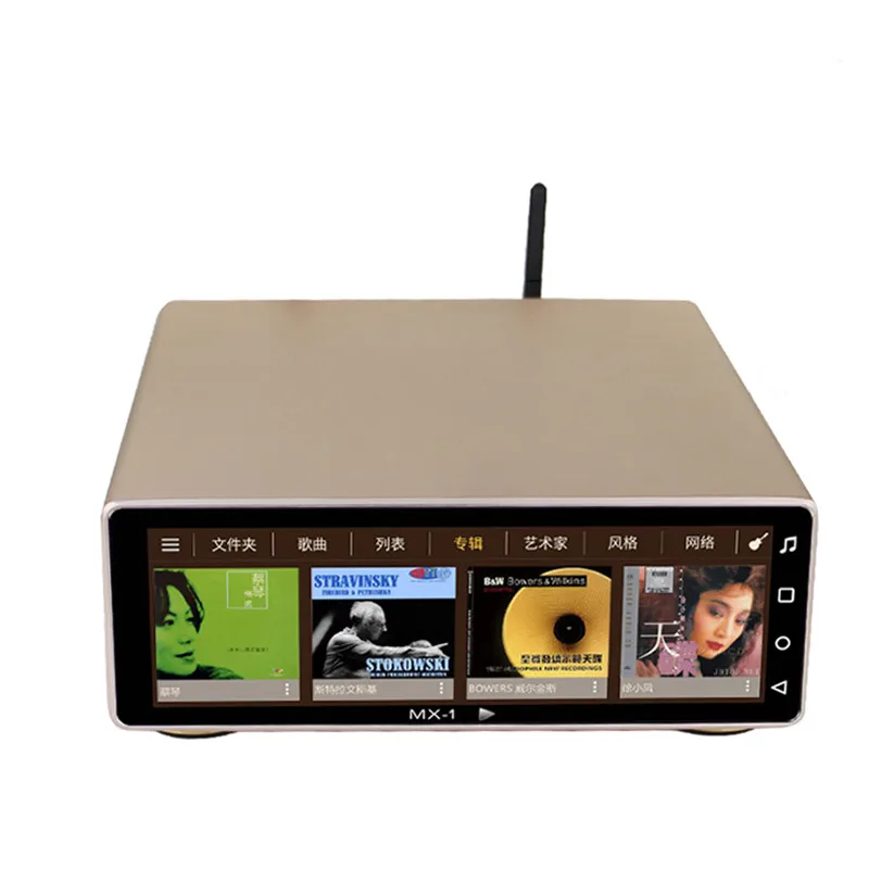 2026 hot sale JF MX-PRO Audio Digital Turntable Android Desktop Player Network WiFi Bt 5.0 USB 32Bit/768KHz DSD512 Russian Korea